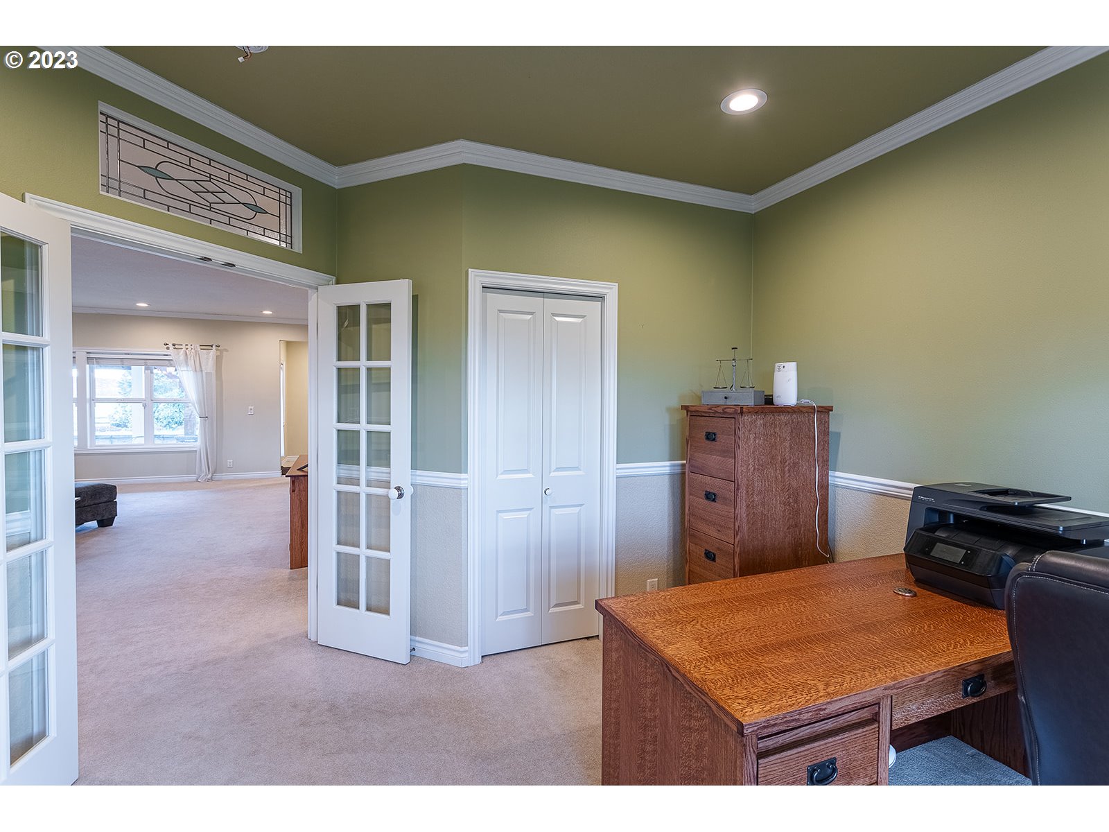 28179 High Pass Road Junction City, OR 97448 - Photo 25 of 48 a kitchen that has a cabinets and a refrigerator
