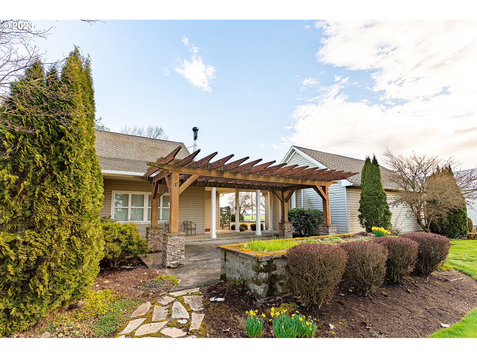 28179 High Pass Road Junction City, OR 97448 - Photo 39 of 48 a view of a house with a yard