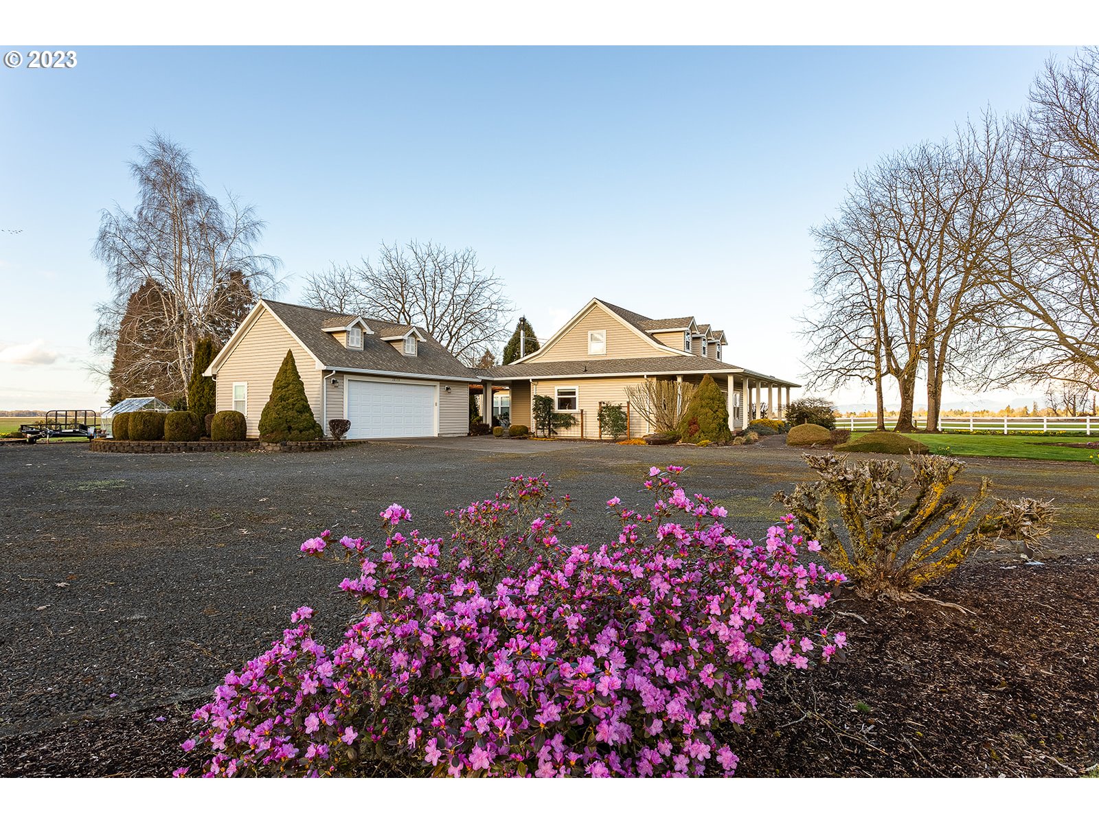 28179 High Pass Road Junction City, OR 97448 - Photo 4 of 48 a front view of a house with a yard