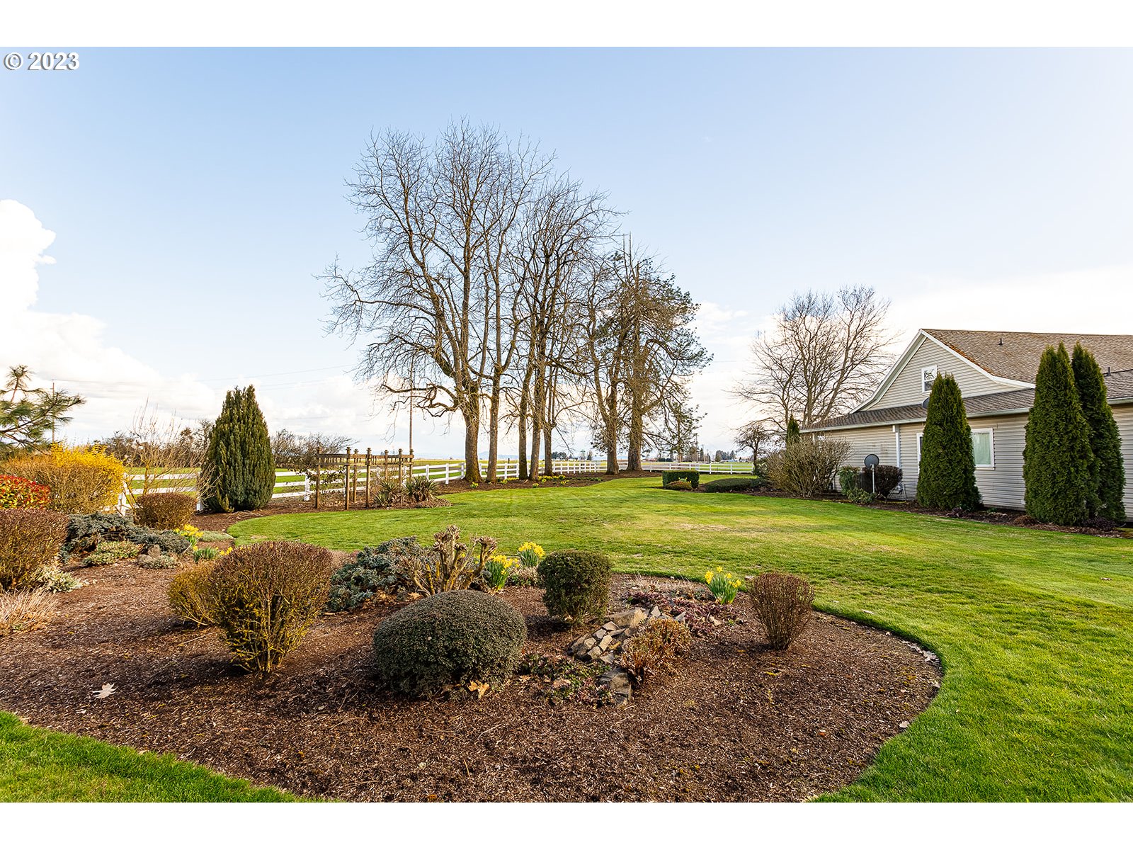 28179 High Pass Road Junction City, OR 97448 - Photo 41 of 48 a view of a house with a yard