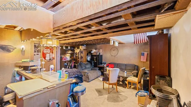 a room with gym equipment