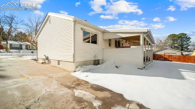 a view of the balcony