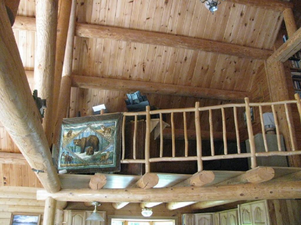35 Harvey Road Lakeville, ME 04487 - Photo 15 of 35 Looking up at the second level...