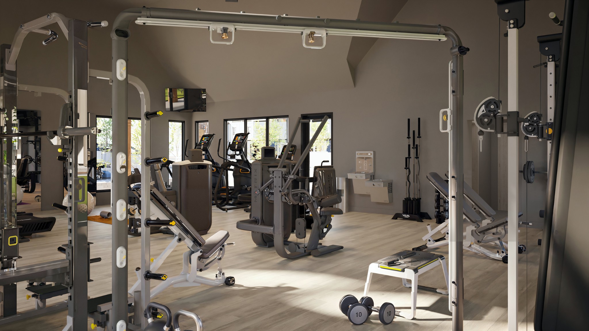 251 Nesbitt Lane Madison, TN 37115 - Photo 29 of 35 a view of a room with gym equipment