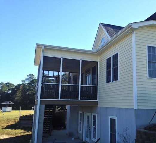 4678 Elevation Road Benson, NC 27504 - Photo 16 of 21 Close up look at the Screen Porch with lots of space and high enough to see for MILES! Awesome!! Screen Porch