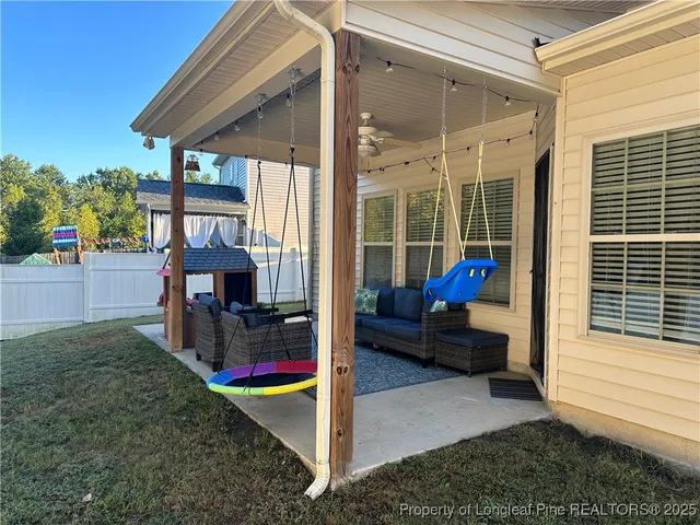 a view of outdoor space and porch
