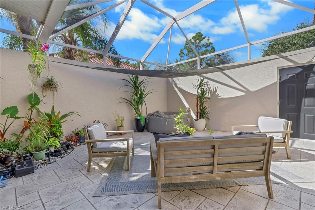 4536 Court Way, Unit 19D Naples, FL 34109 - Photo 27 of 27 a view of outdoor space with seating