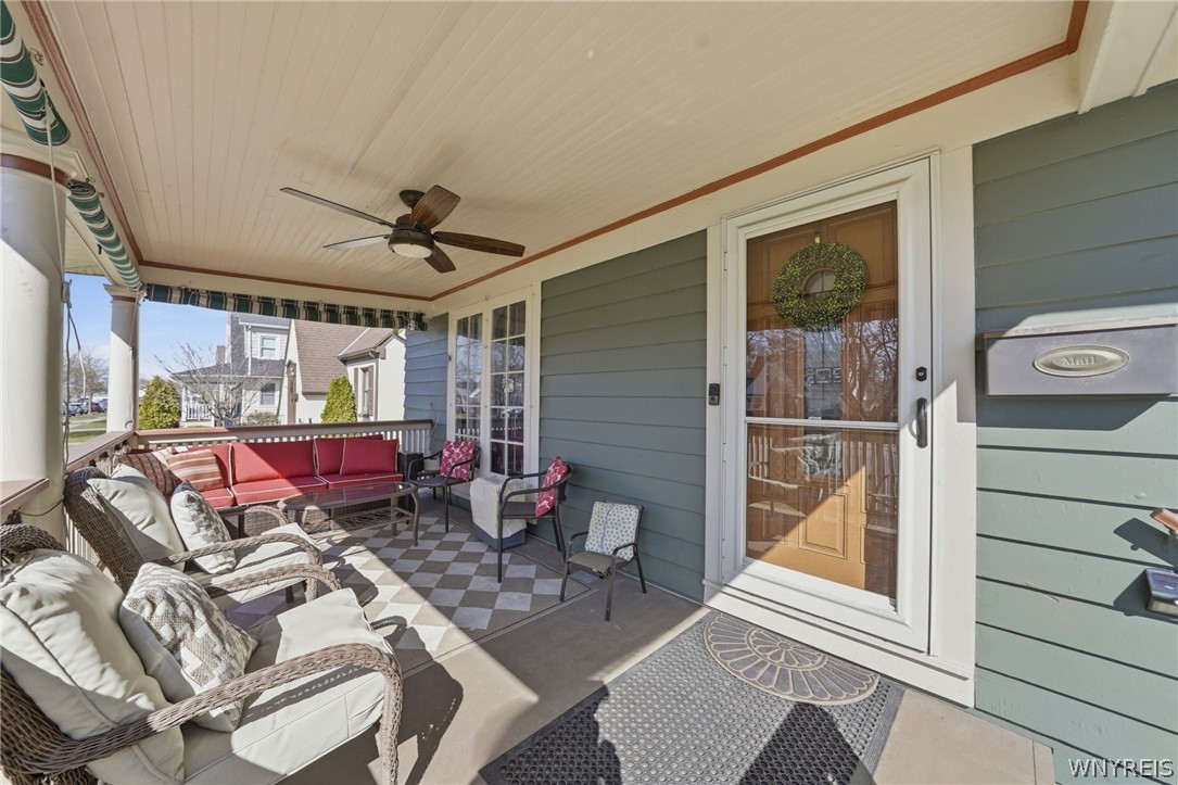 44 Kenton Road Tonawanda, NY 14217 - Photo 2 of 41 Front Porch w/canvas sides