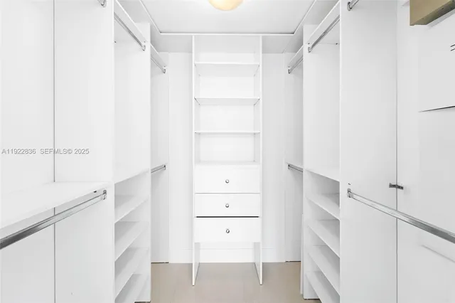 a view of walk in closet