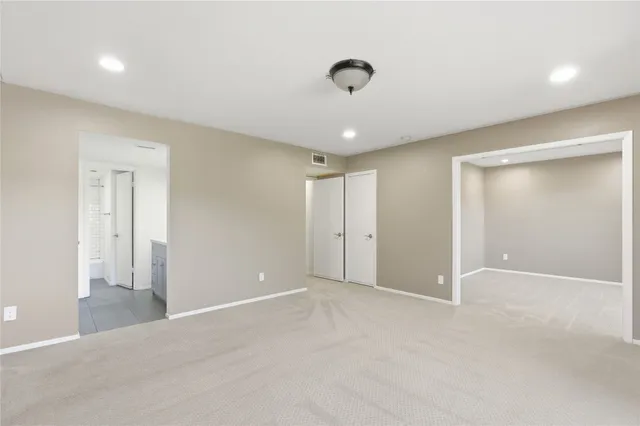 a view of an empty room