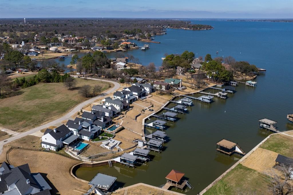 2545 Homestead Court Tool, TX 75143 - Photo 37 of 39 an aerial view of a house with a lake view