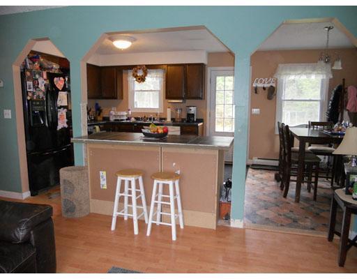 129 Fowler Road Orrington, ME 04474 - Photo 5 of 21 Kitchen. View of new breakfast bar.