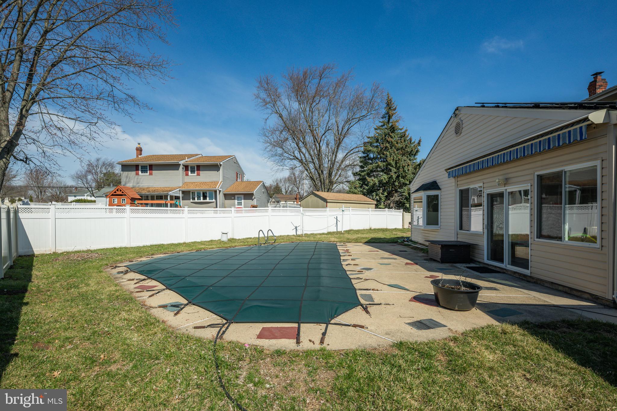 1087 Roberts Road Warminster, PA 18974 - Photo 30 of 36 Updated saltwater pool (2024) w/ NEW motor (2022)