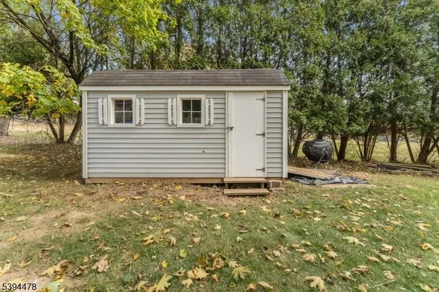 a backyard of a house