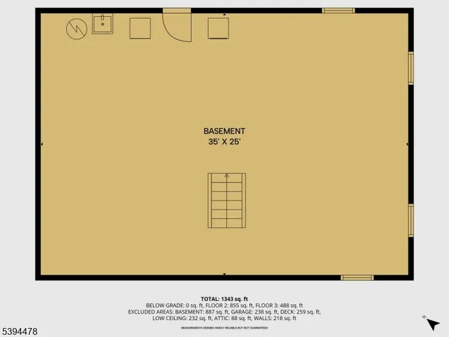 a view of a painting of a wall