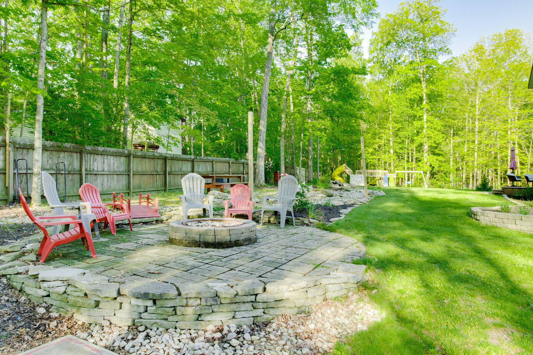 Fire Pit & Koi Pond