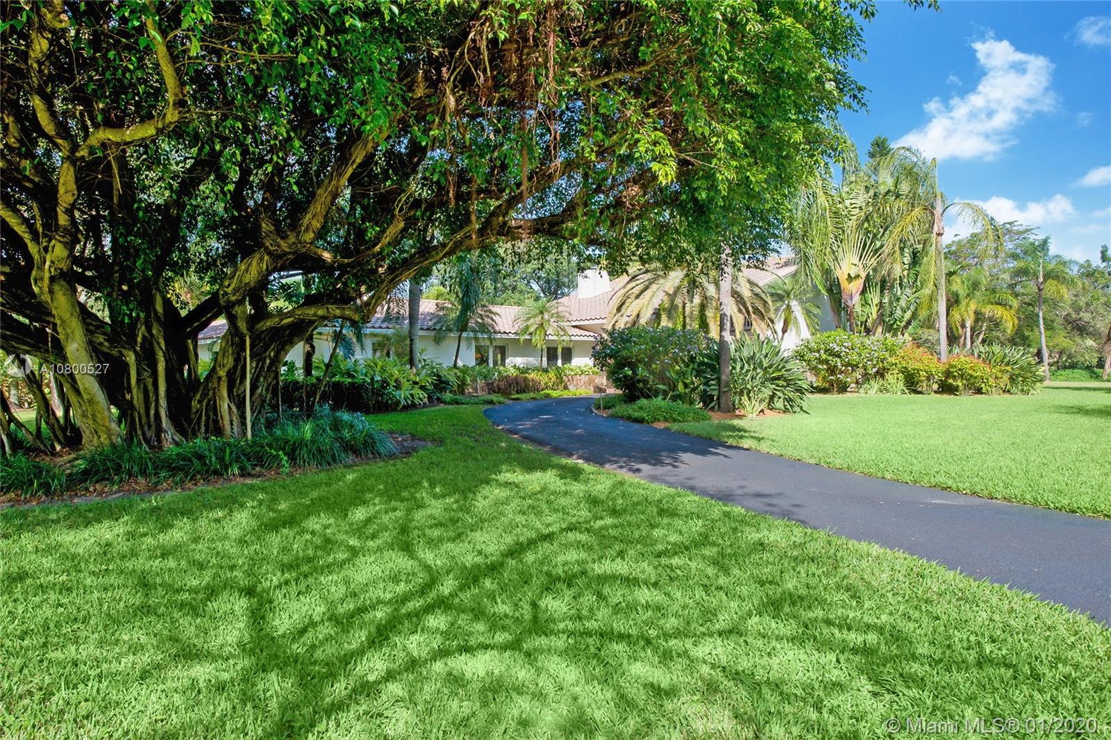 12440 Moss Ranch Road Pinecrest, FL 33156 - Photo 30 of 33 a view of backyard with green space