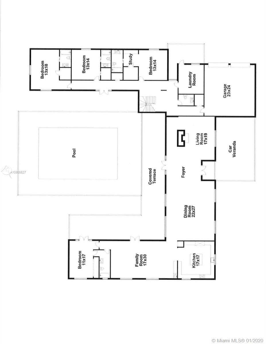 12440 Moss Ranch Road Pinecrest, FL 33156 - Photo 32 of 33 a black and white photo of a refrigerator