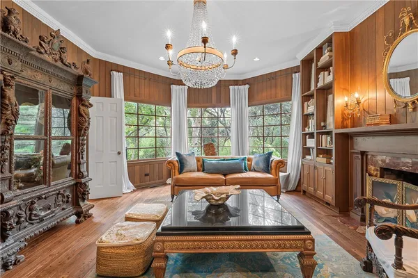 a bed room with a bed and a couch