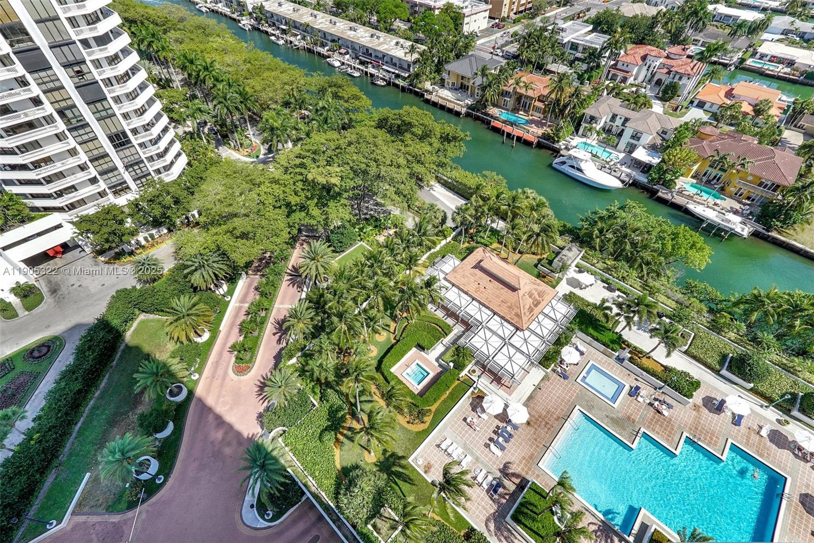 1000 East Island Boulevard, Unit 2004 Aventura, FL 33160 - Photo 38 of 45 an aerial view of a residential houses with outdoor space and street view