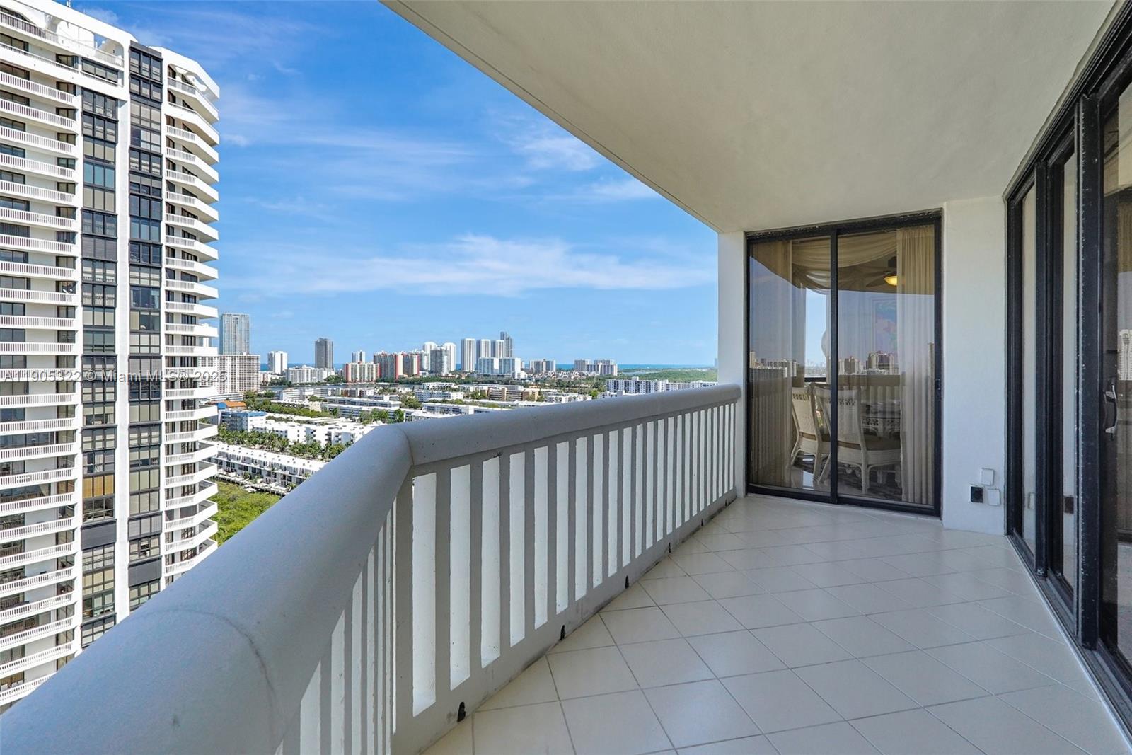 1000 East Island Boulevard, Unit 2004 Aventura, FL 33160 - Photo 42 of 45 a view of balcony with city view