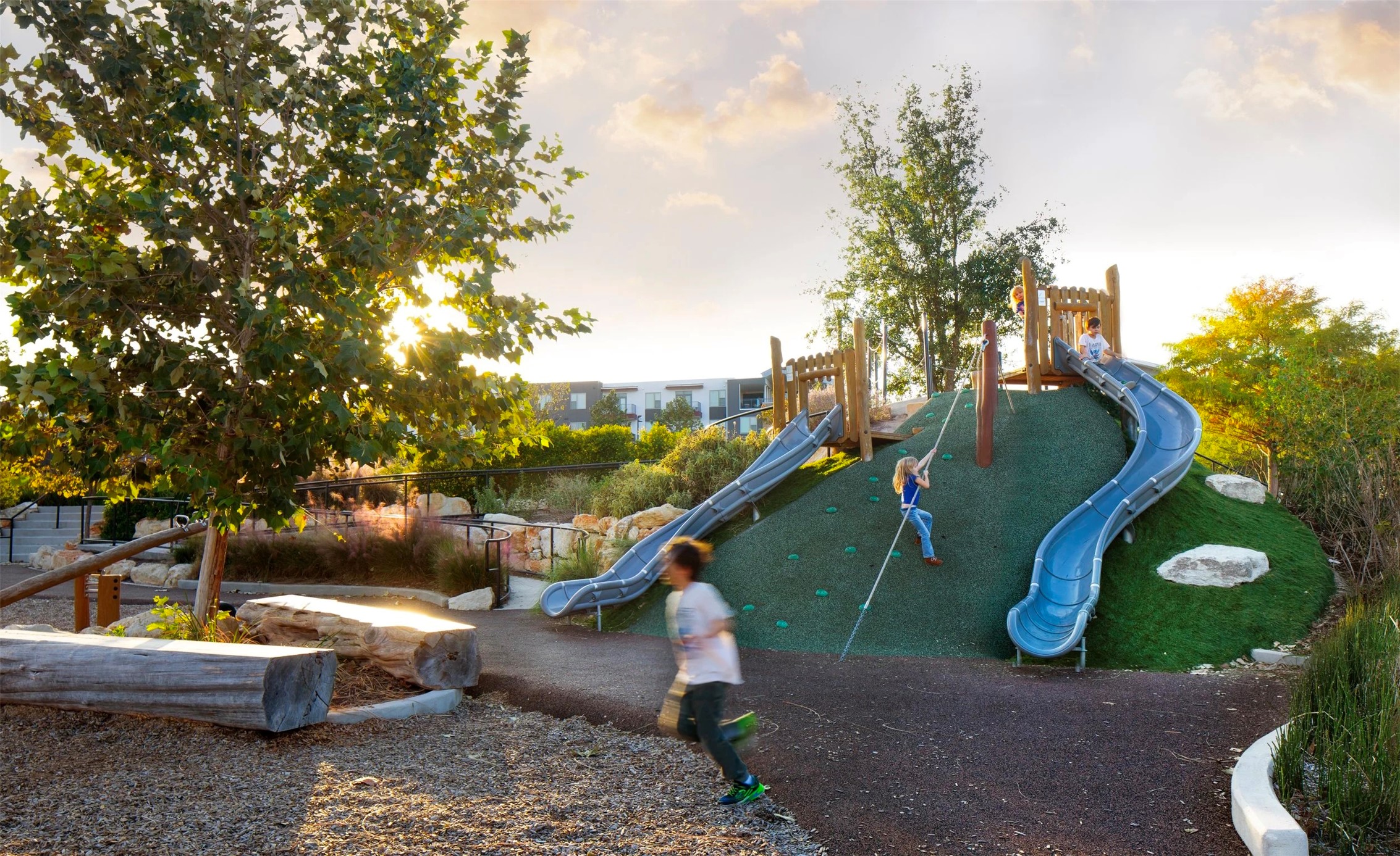 501 Sampson Kyle, TX 78640 - Photo 27 of 31 a view of a backyard with couches under an umbrella