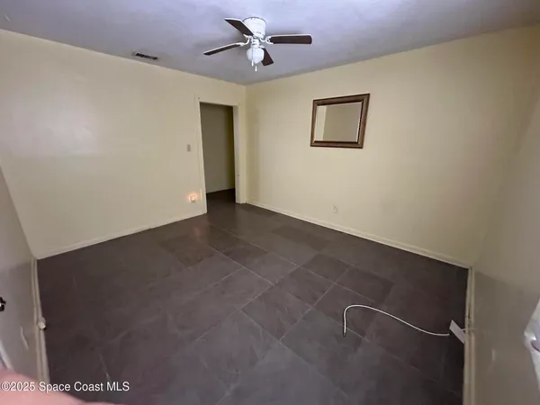 a view of an empty room