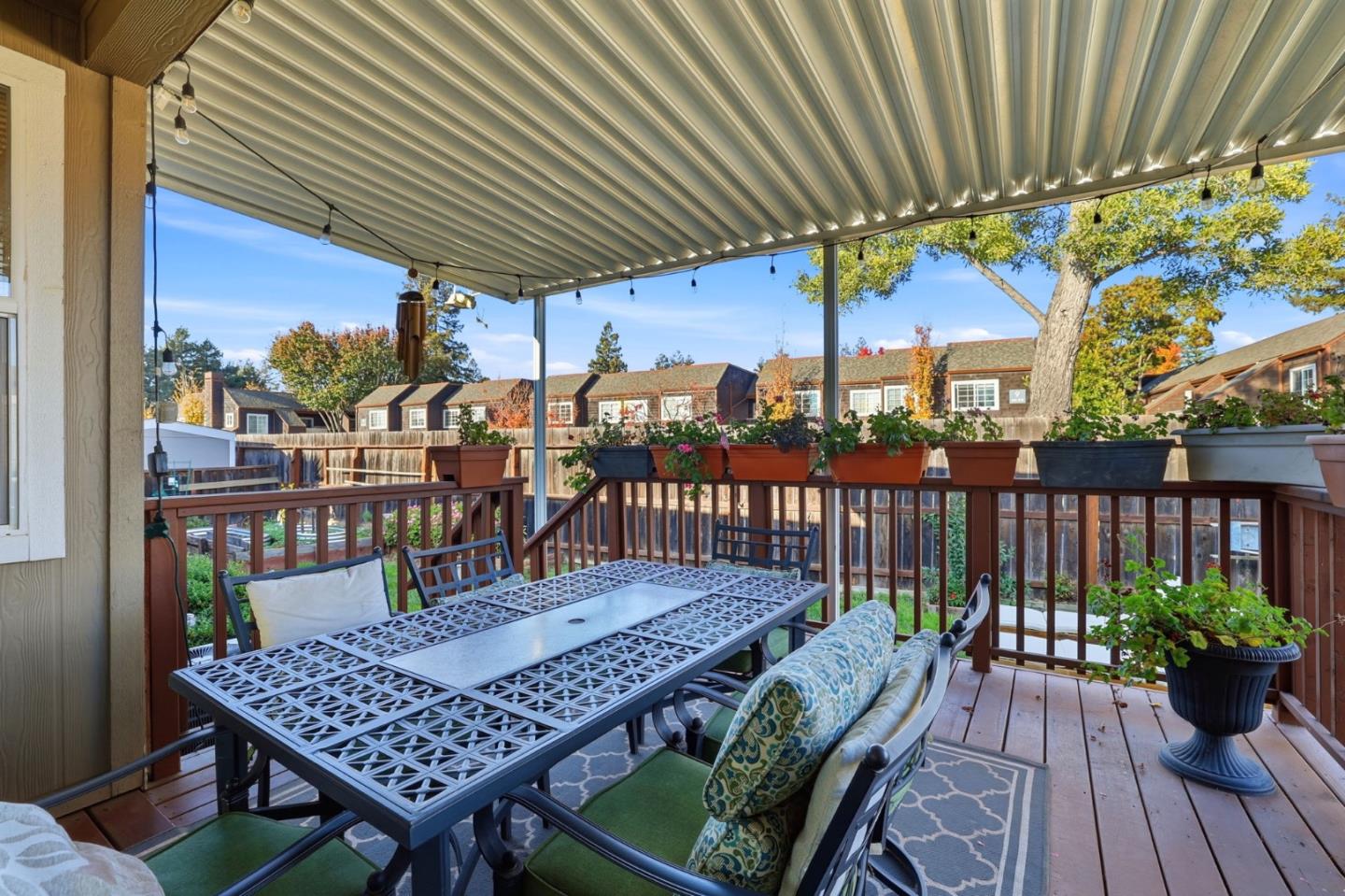 125 North Mary Avenue, Unit 17 Sunnyvale, CA 94086 - Photo 36 of 46 a view of a balcony with furniture