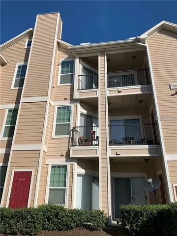 a view of a building with a window