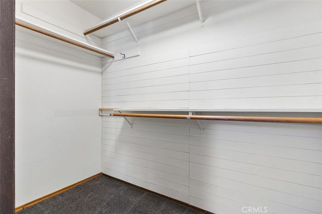 a close up view of racks on the wall