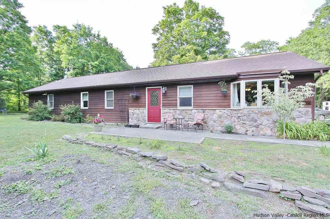 150 Nelson Hoff Road Saugerties, NY 12477 - Photo 30 of 31 a front view of house with yard and green space