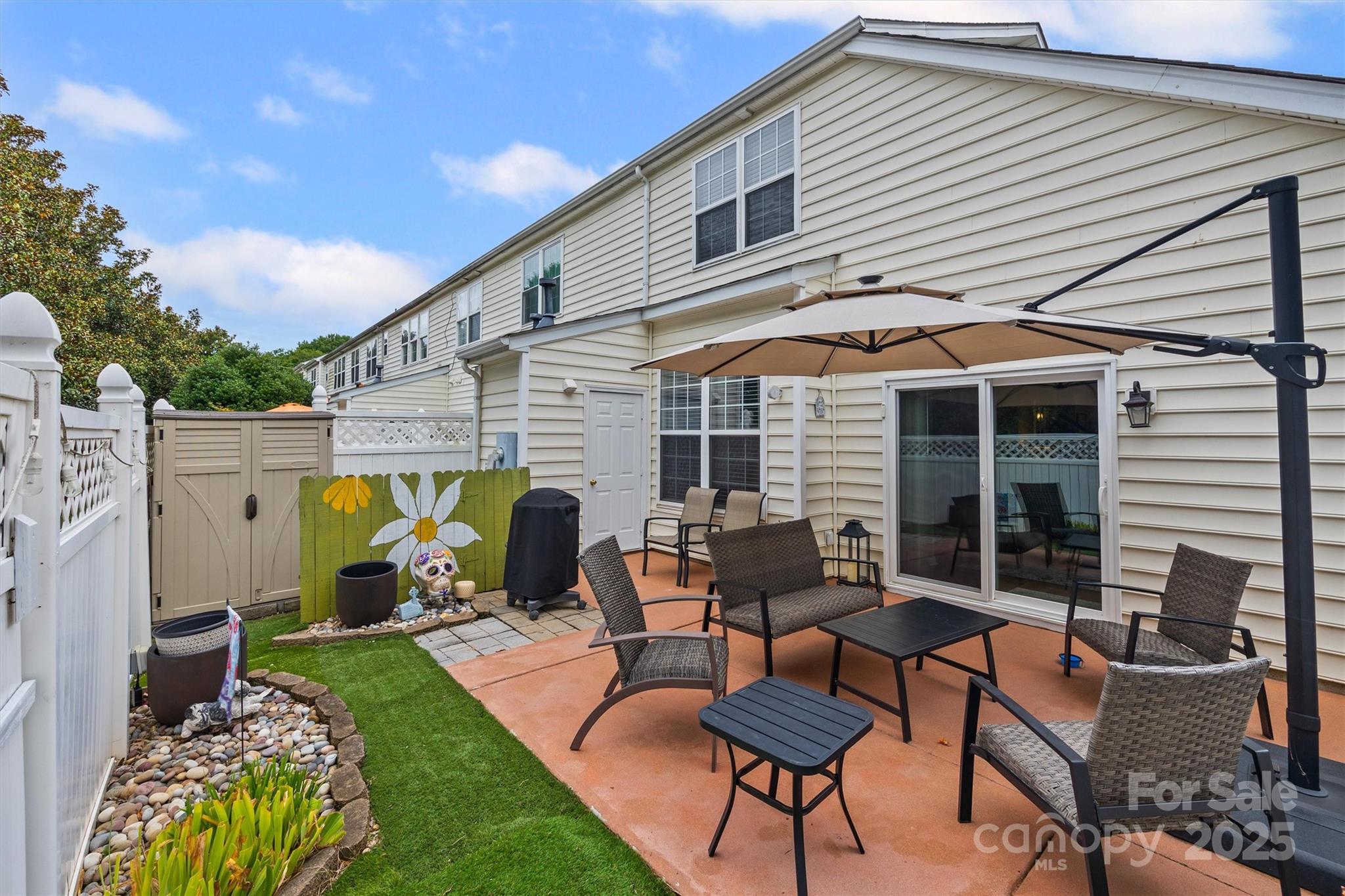 316 Tinder Box Lane Fort Mill, SC 29708 - Photo 27 of 28 a backyard of a house with seating space