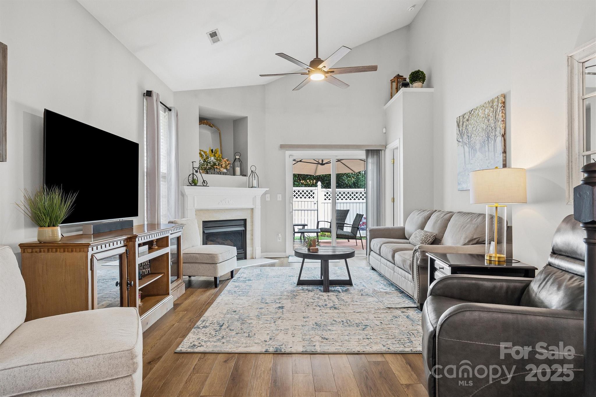 316 Tinder Box Lane Fort Mill, SC 29708 - Photo 5 of 28 a living room with furniture and a flat screen tv