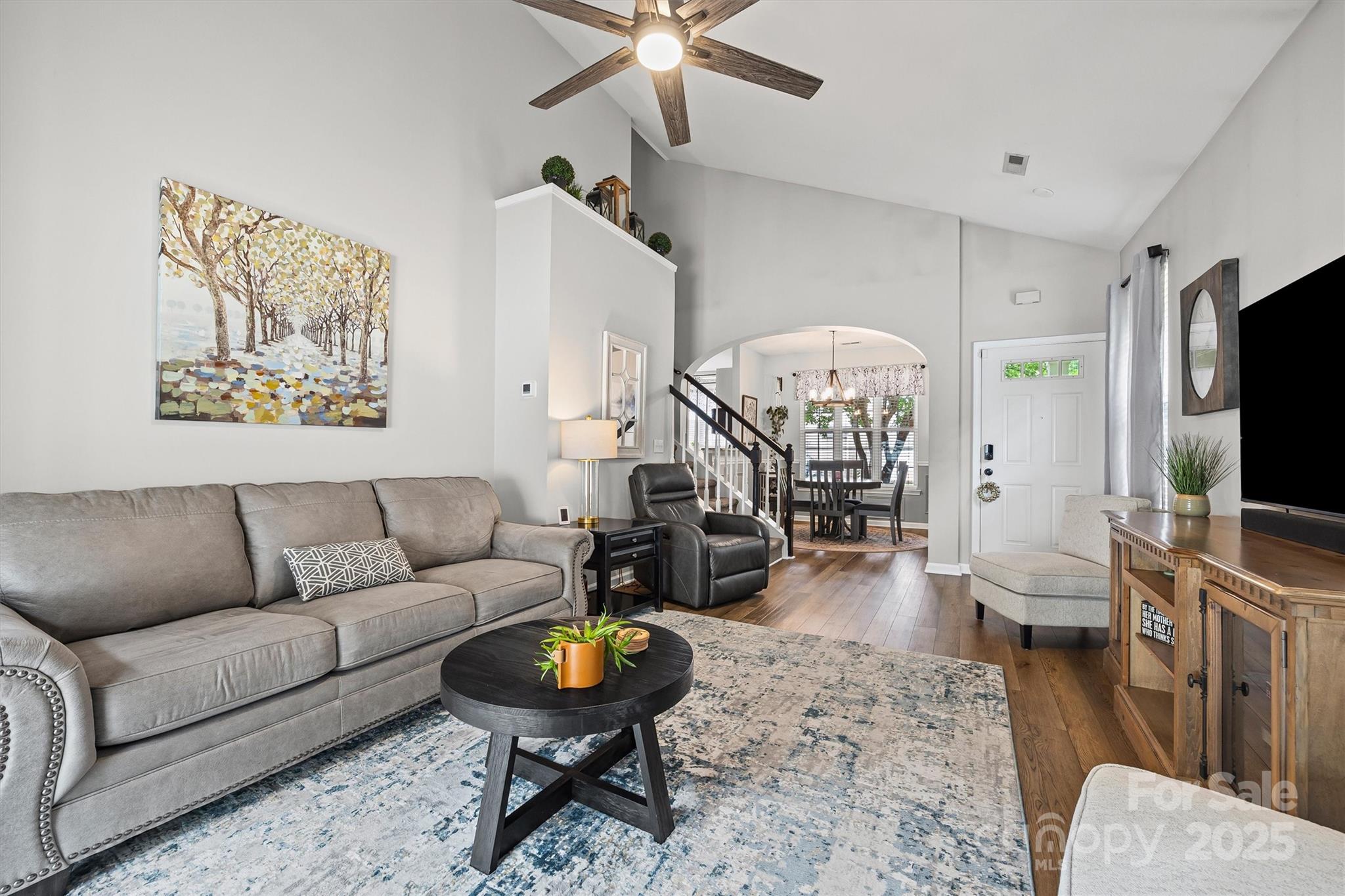316 Tinder Box Lane Fort Mill, SC 29708 - Photo 6 of 28 a living room with furniture and a flat screen tv