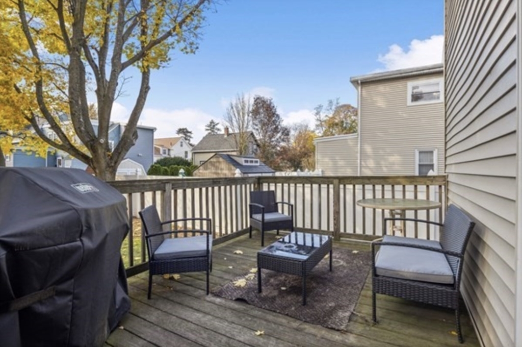 14 Everett Street, Unit 2 Medford, MA 02155 - Photo 22 of 24 a view of a balcony with furniture
