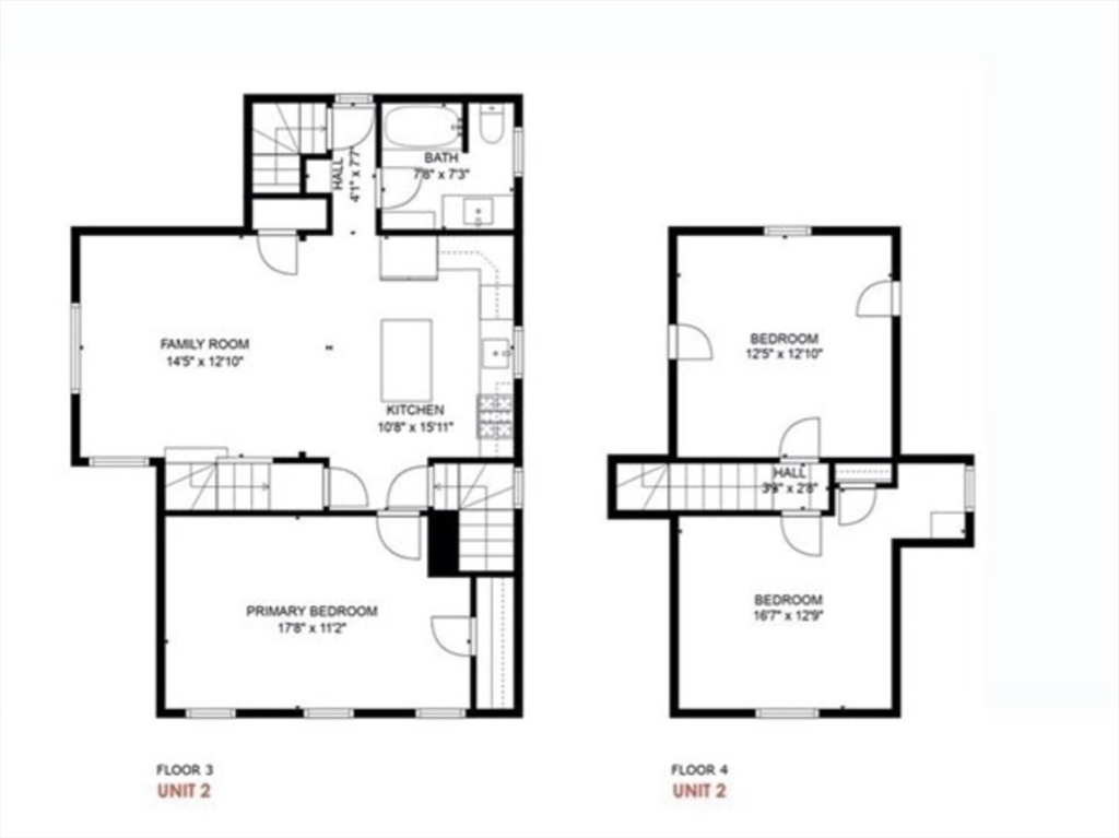 14 Everett Street, Unit 2 Medford, MA 02155 - Photo 24 of 24 a picture of a floor plan