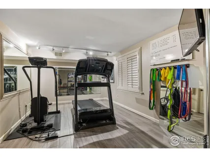 a play room with furniture