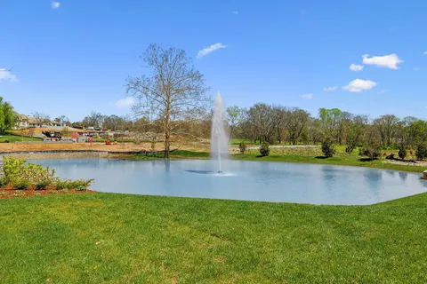a view of lake with city