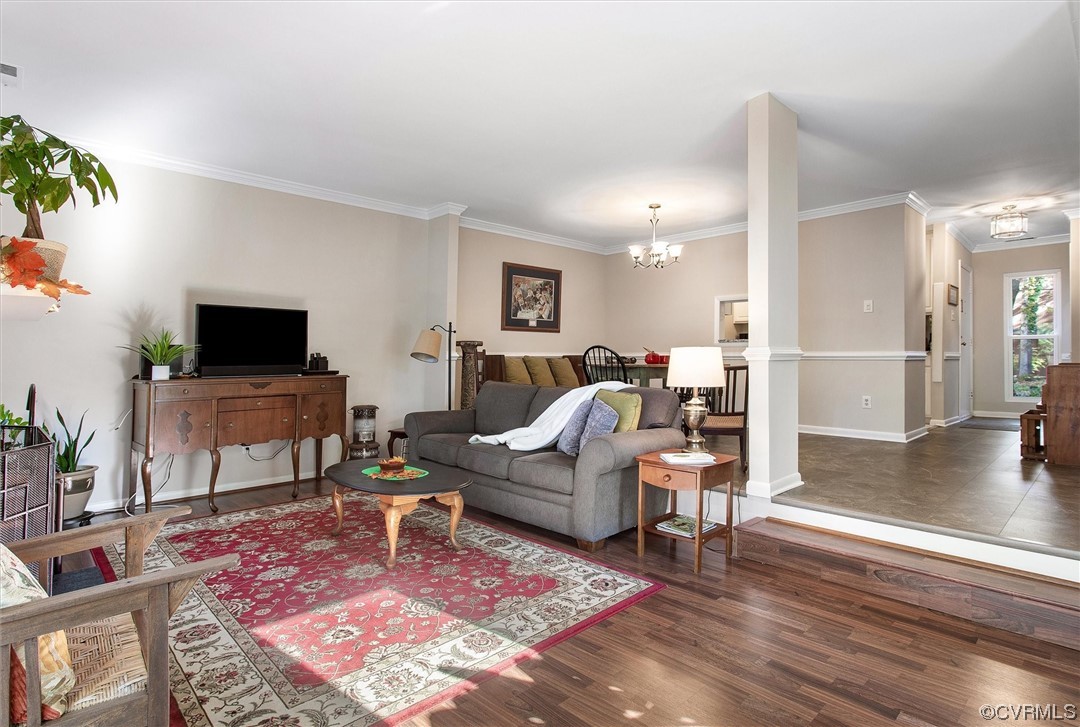 11629 East Briar Patch Drive Midlothian, VA 23113 - Photo 10 of 27 a living room with furniture and a flat screen tv