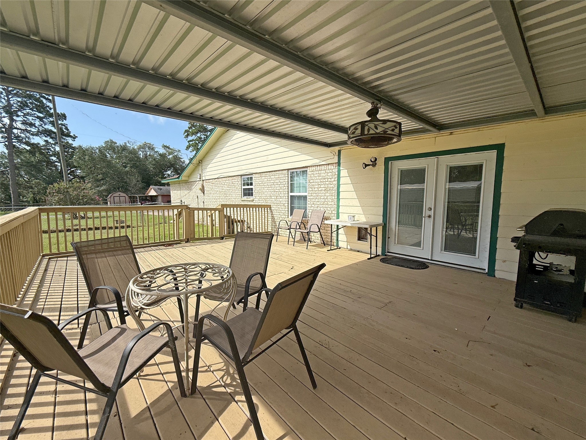 51 Oak Ridge Point Blank, TX 77364 - Photo 30 of 33 Covered deck to enjoy the outdoors!