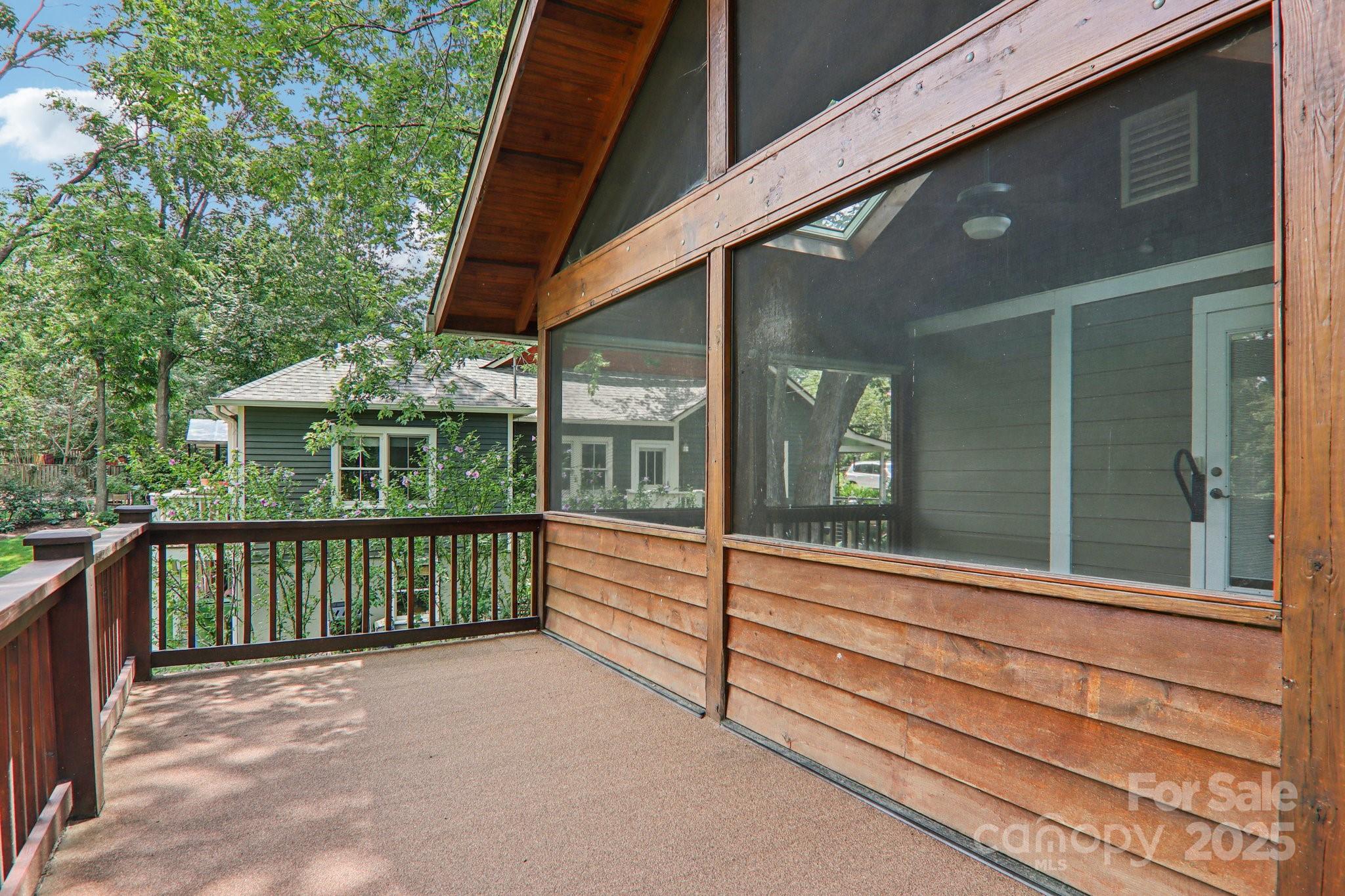 39 Short Street Asheville, NC 28801 - Photo 20 of 47 a view of a house with a balcony