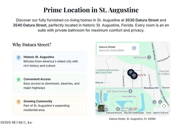 $3,000 | 3540 Datura Street, Unit A, St. Augustine, FL 32084