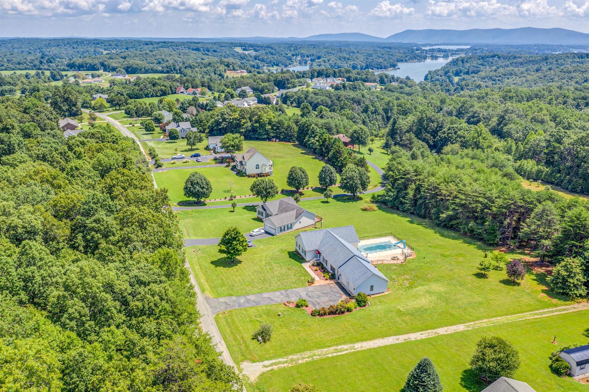 340 Mallard Point Road Wirtz, VA 24184 - Photo 33 of 41 an aerial view of residential house with outdoor space