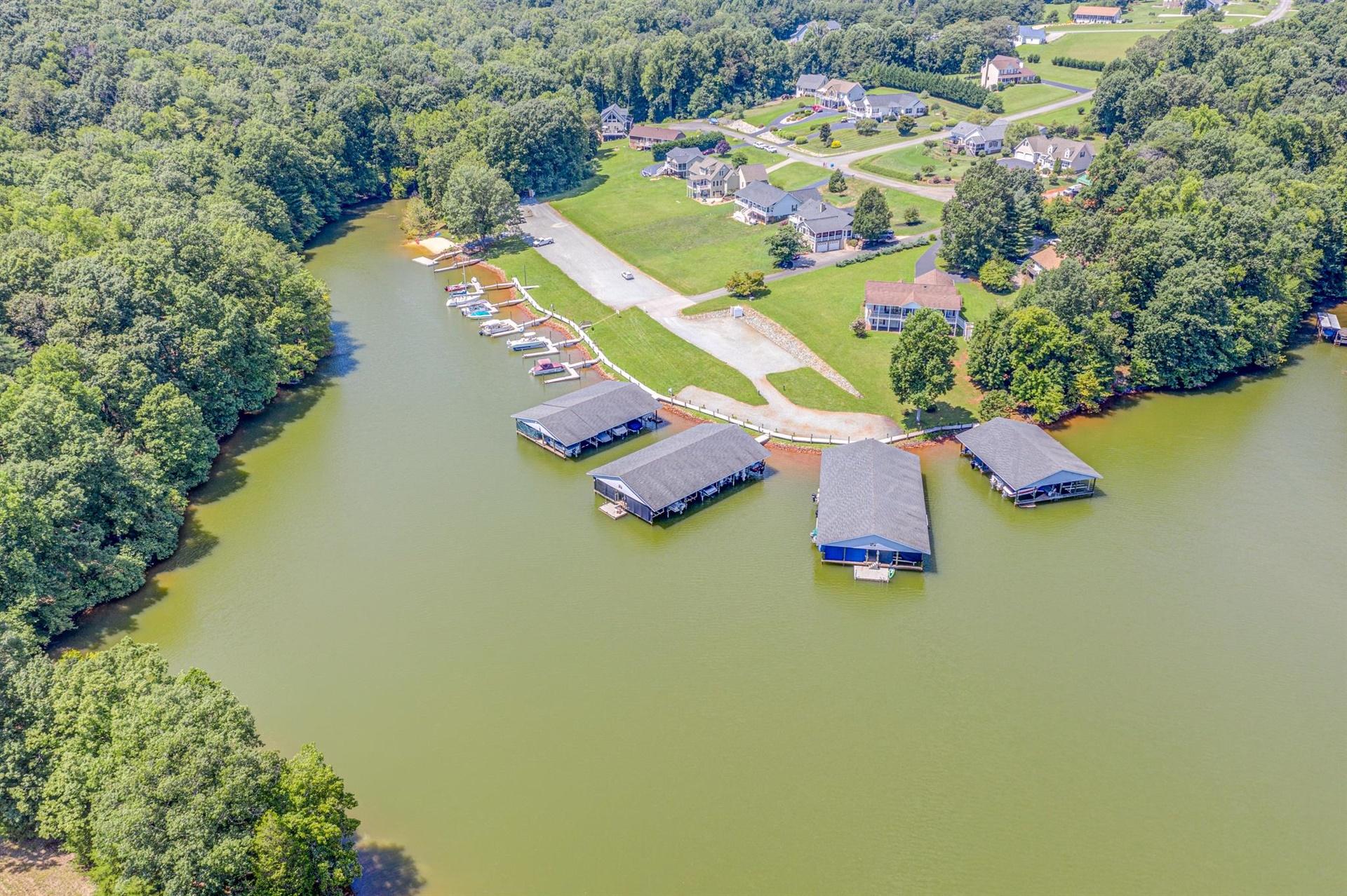 340 Mallard Point Road Wirtz, VA 24184 - Photo 39 of 41 an aerial view of residential house with outdoor space and swimming pool