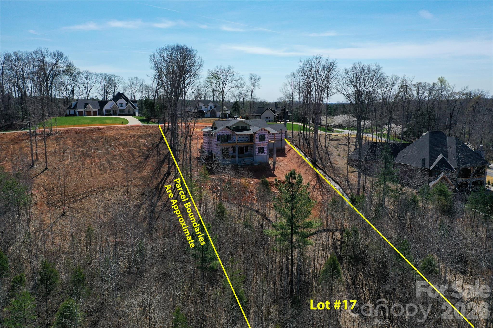 7047 Ridgeview Lane, Unit 17 Iron Station, NC 28080 - Photo 17 of 18 a view of a swimming pool with a patio and trees
