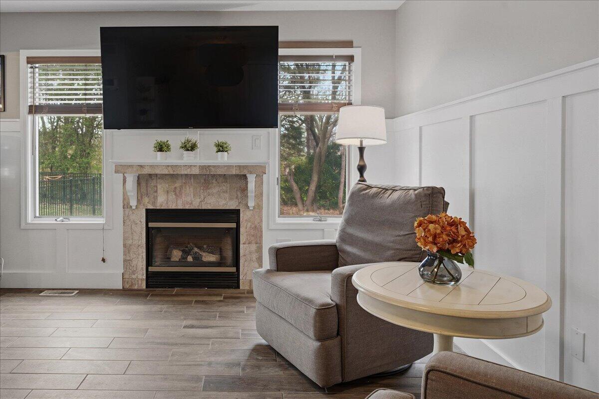 426 Laurel Lane Valparaiso, IN 46385 - Photo 16 of 48 a living room with furniture and a fireplace