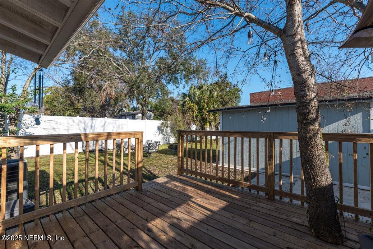933 Talbot Avenue Jacksonville, FL 32205 - Photo 33 of 41 a view of a wooden balcony with wooden floor