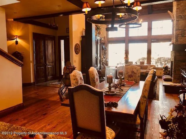 a view of a livingroom with furniture and window