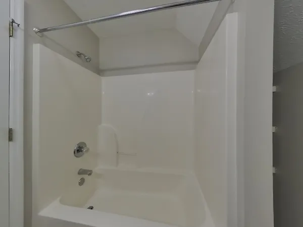 a close up of a bathtub