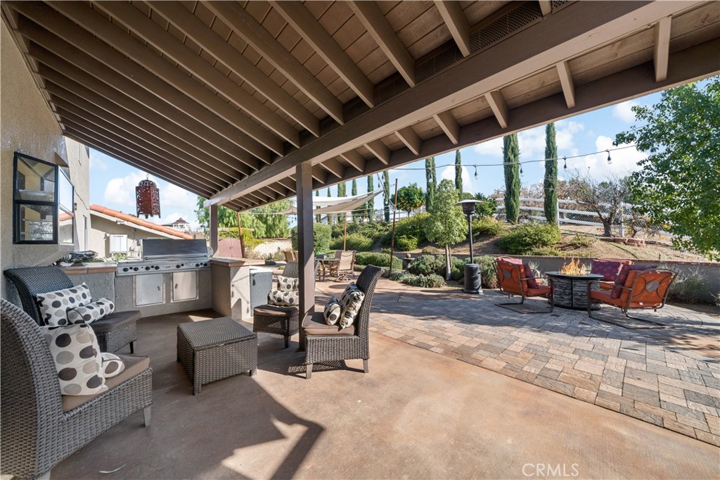 40995 Vía Fernando Temecula, CA 92592 - Photo 14 of 52 Relaxing area under patio includes BBQ area